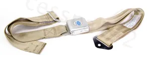 GATES LEARJET Vintage DAVIS Seat Belt 6600144-2-NC501 6600154-6-NC501 AS IS